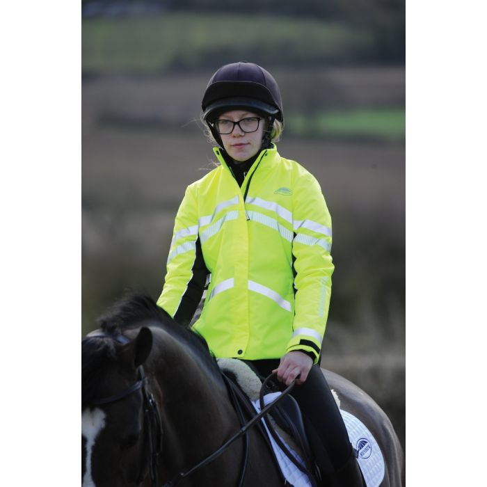 WeatherBeeta Hi Vis Reflective Childs Heavy Padded Waterproof Jacket