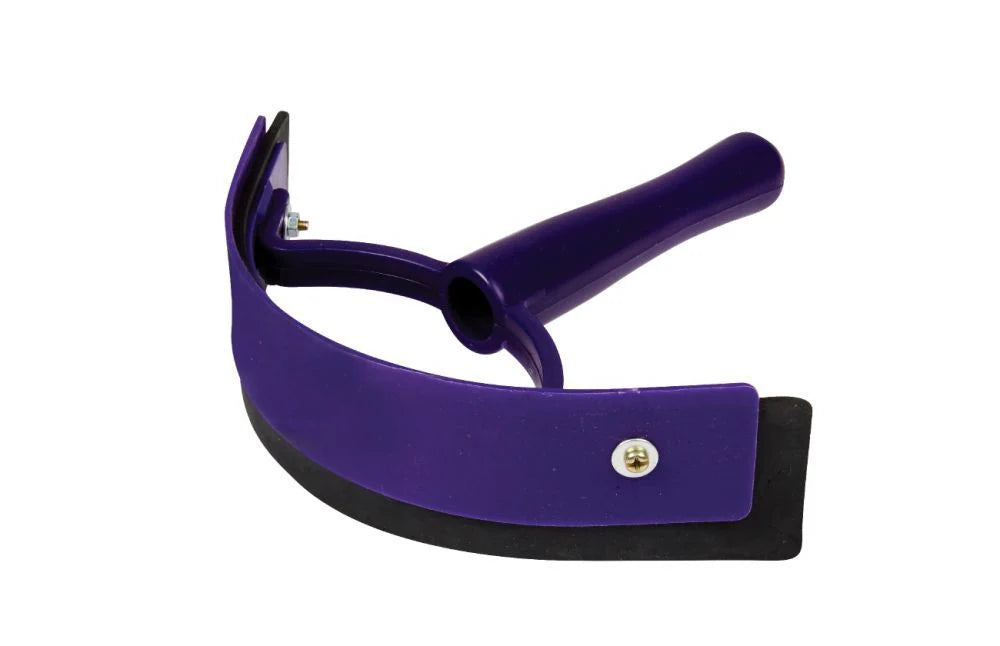 Purple Sweat Scraper