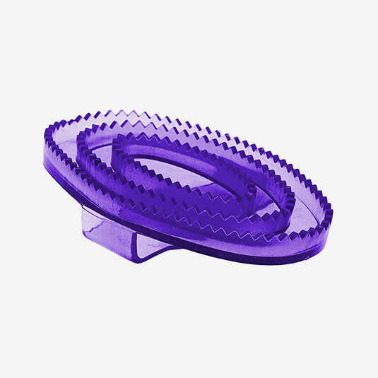 Roma Large Purple Glitter Curry Comb