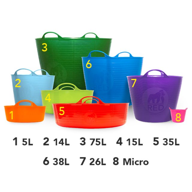 Red Gorilla Medium 26L Bucket