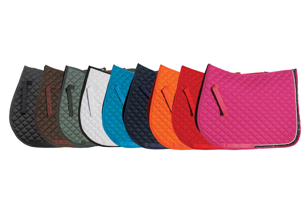 Diamante Trim Saddle Cloth