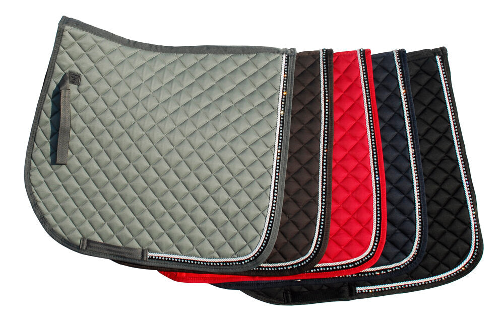 Diamante Trim Saddle Cloth