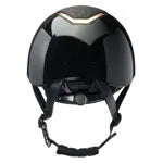 Charles Owen EQX Kylo Sparkly Riding Hat Black Gloss & Rose Gold