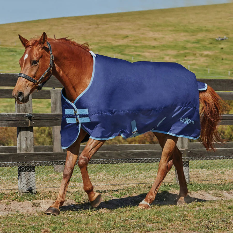 Saxon 0g Navy & Blue Turnout Standard Neck