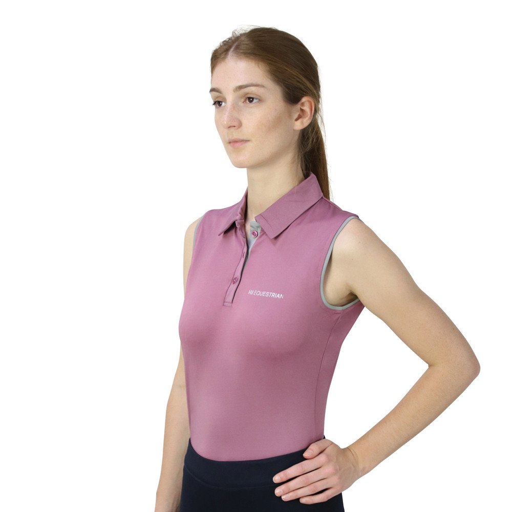 Hy Synergy Ladies Sleeveless Polo Shirt