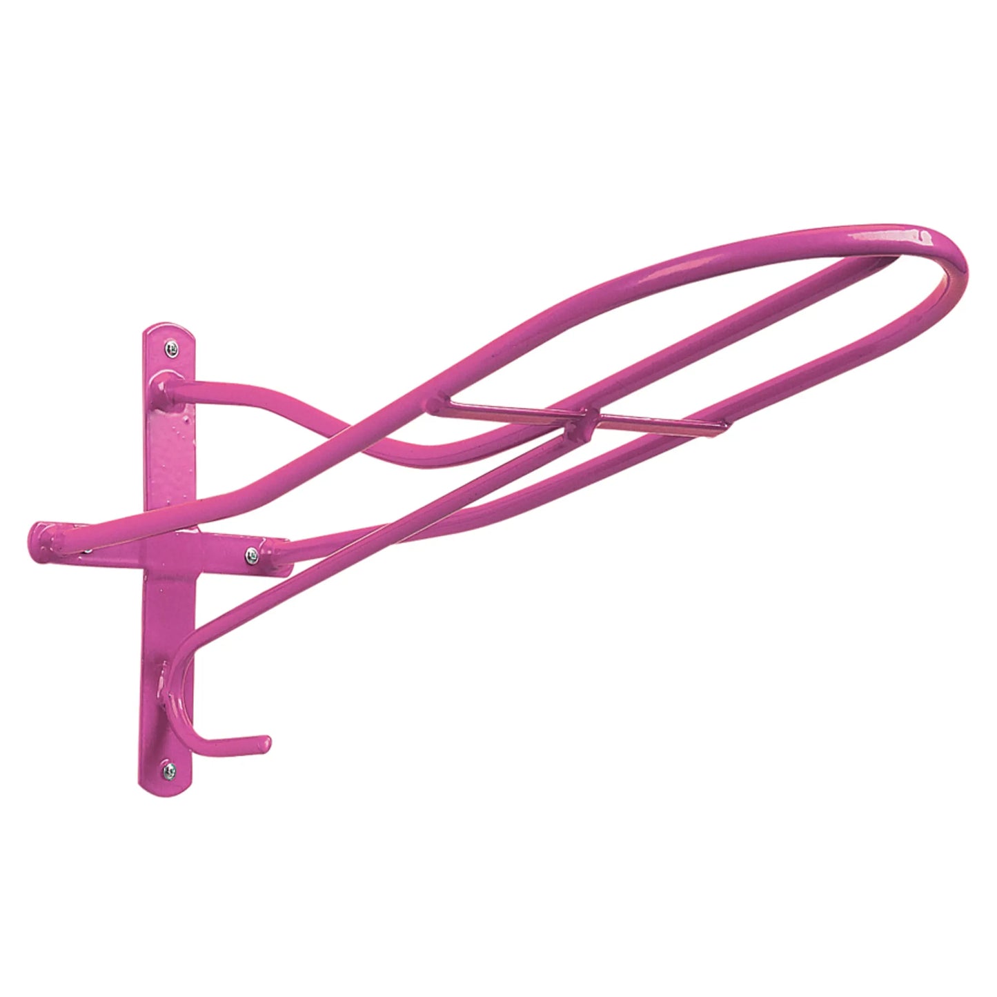Pink Wall Mount Saddle Rack
