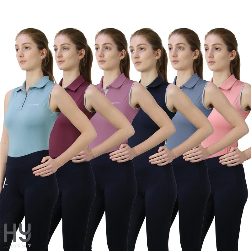 Hy Synergy Ladies Sleeveless Polo Shirt