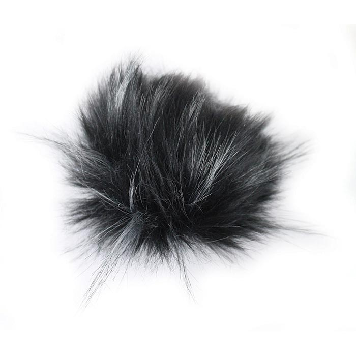 Detachable Faux Fur Pom-Pom