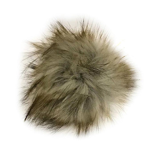 Detachable Faux Fur Pom-Pom