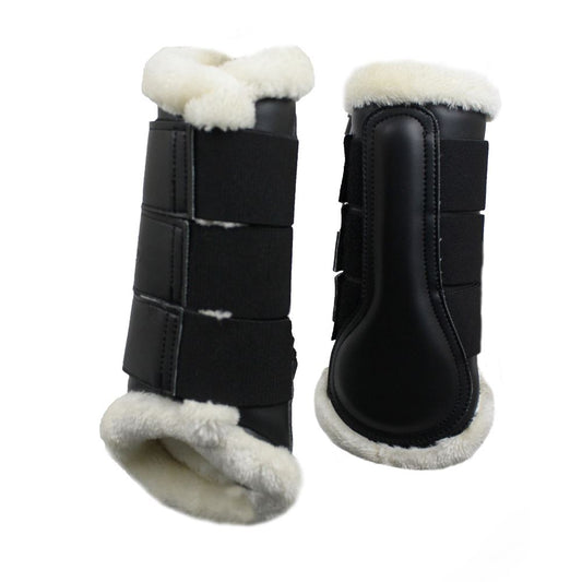Gallop Faux Fur Lined Brushing Boots