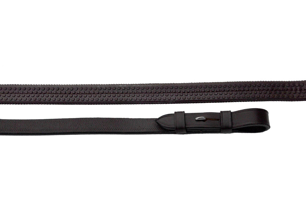 Leather Reins With Rubber Grip