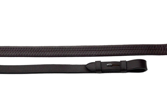 Leather Reins With Rubber Grip