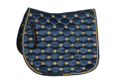 Lucky Clover Satin Saddle Pad