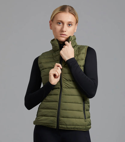 Premier Equine Dante Ladies Gilet - Olive