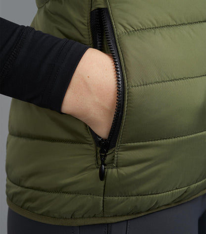 Premier Equine Dante Ladies Gilet - Olive