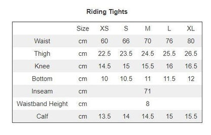 Gallop High Waist Silicone Knee Tights With Pockets