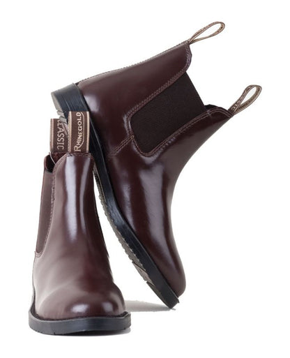 Rhinegold Adults Classic Leather Jodhpur Boots