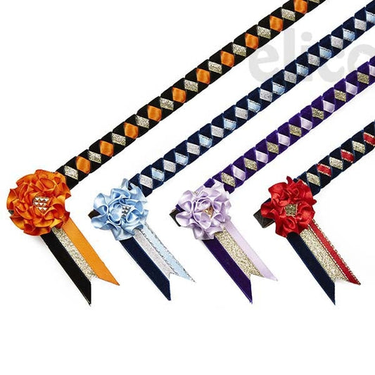 Clayton Show Rosette Browband