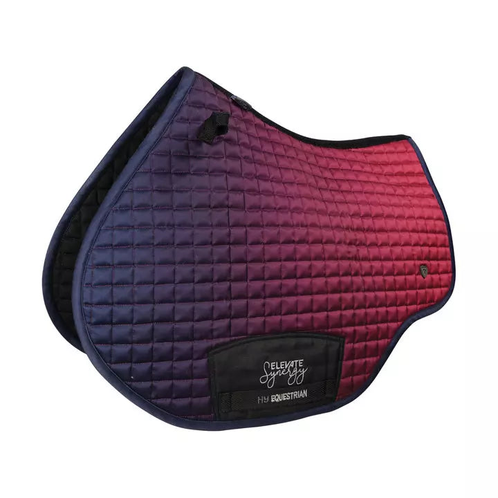 Hy Synergy Elevate Saddle Pad Navy/ Fig