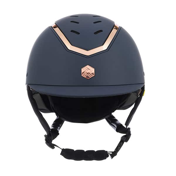 Charles Owen Eqx Kylo (2025) Matte Navy & Rose Gold