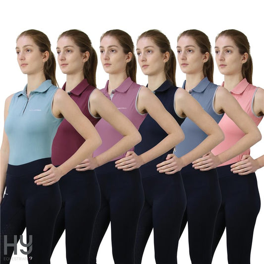 Hy Synergy Ladies Sleeveless Polo Shirt